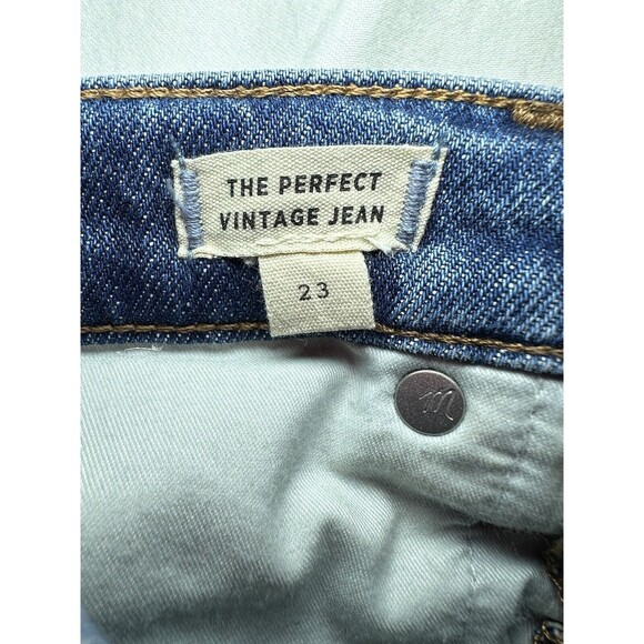 MADEWELL The Perfect Vintage Blue Denim Jean Heathcote Women's SIZE 23 - Picture 4 of 10